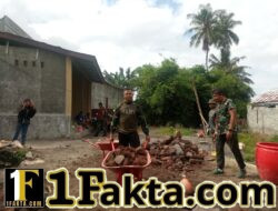 Percepat Pentalutan, Satgas TMMD Lansir Batu di Pos 5 Bati