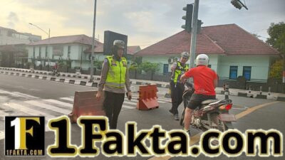 Polda Sumsel Pastikan Kelancaran Lalu Lintas Saat Uji Coba CFD Sudirman–Jakabaring