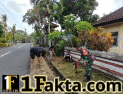 Lingkungan Bersih, Semangat Membara! Babinsa Belumbang Gerakan Kerja Bakti Kolaboratif