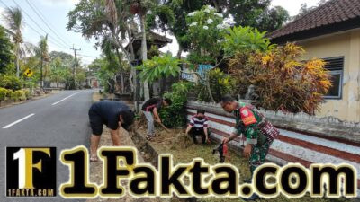 Lingkungan Bersih, Semangat Membara! Babinsa Belumbang Gerakan Kerja Bakti Kolaboratif