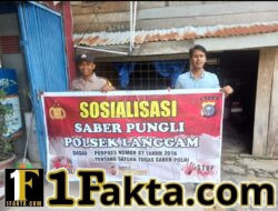 Polsek Langgam Sosialisasikan Saber Pungli, Imbau Warga Hindari Praktik Calo