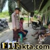 Bhabinkamtibmas Polsek Bunut Lakukan Cooling System, Sosialisasikan Larangan Karhutla ke Warga