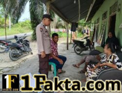 Bhabinkamtibmas Polsek Bunut Lakukan Cooling System, Sosialisasikan Larangan Karhutla ke Warga