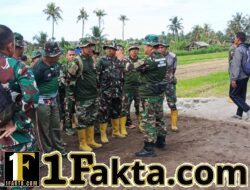 Apel Gabungan Satgas TMMD Ke-128, Lanjutkan Pembuatan Talut di Masing-Masing Pos