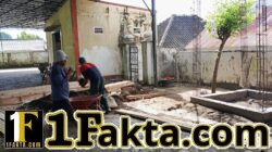 TMMD Ke-128 Kodim 1615/Lotim Bangun Bak Air Masjid untuk Kebutuhan Warga