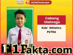 Kepsek SDN Padurenan IV All Out Dukung Siswa, Dua Atlet Cilik Sabet Juara Atletik O2SN