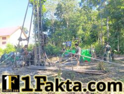 Satgas TMMD Ke-128 Kodim 1629/SBD Percepat Pembuatan Sumur Bor di Umbu Wangu