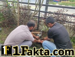 Dukung Kelestarian Alam, Polsek Pangkalan Kerinci Tanam Pohon Buah