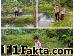 Polri Hadir Dukung Ketahanan Pangan Masyarakat di Desa Pangkalan Gondai