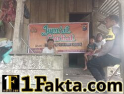 Jumat Curhat, Bhabinkamtibmas Desa Rantau Baru Ajak Warga Perkuat Ketahanan Pangan