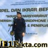 Lapas Kelas IIA Sidoarjo Gelar Apel dan Ikrar Bersama “Pemasyarakatan Bersih dari Handphone Ilegal, Narkoba dan Penipuan”