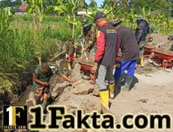 Satgas TMMD Ke-128 Kodim 1615/Lotim Lanjutkan Pengerjaan Talut di Suralaga