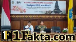 Rakerda Satpol PP Bali Tekankan Deteksi Dini Trantibum