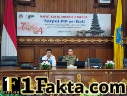 Rakerda Satpol PP Bali Tekankan Deteksi Dini Trantibum