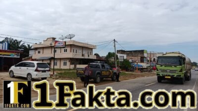 Polsek Pangkalan Lesung Gelar Patroli dan Pengaturan Lalu Lintas di Jalintim Pelalawan