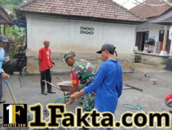 Kebersamaan Jadi Kekuatan, Babinsa Wongaya Gede dan Warga Tuntaskan Renovasi Merajan Pasek Kubayan