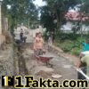Warga Bener Mulie Gotong Royong Bangun Jalan Penghubung Antar Desa