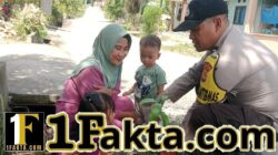 Tanam Bibit Pohon Ini, Polsek Bunut Juga Sosialisasikan Ketahanan Pangan