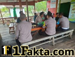 Dekat dengan Masyarakat, Polsek Kuala Kampar Aktif Berikan Imbauan Positif