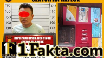 Polsek Idi Rayeuk Amankan Satu Pria Pelaku Penyalahgunaan Narkotika Jenis Sabu