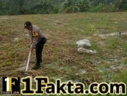 Persiapan Tanam Dimulai, Polsek Pangkalan Kerinci Dampingi Kelompok Tani