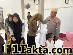 Sambut Idul Adha, Kapolres Lhokseumawe Santuni Anak Yatim di Pusong Lama