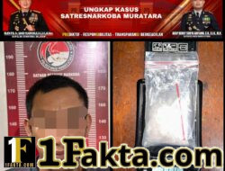 Polres Muratara Tangkap Kurir Sabu 21 Gram di Jembatan Desa Maur Baru