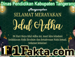 Kepala Dinas Pendidikan Kabupaten Tangerang beserta Staf Mengucapkan , Selamat Hari Raya Idul Adha 1447 Hijriah / 2026 M
