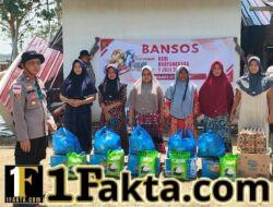 Kapolsek Pantee Bidari Hadir di Tengah Warga Terdampak Puting Beliung