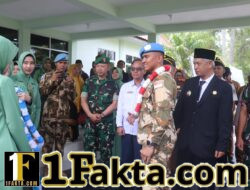 Kodim 0106/Aceh Tengah Bersama Forkopimda Sambut Kepulangan Pasukan Garuda Lebanon