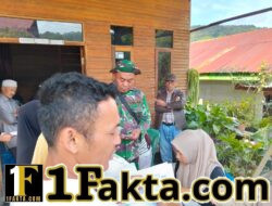 Warga Desa Antara Terima Bantuan Beras Bulog, Babinsa Turut Awasi Distribusi