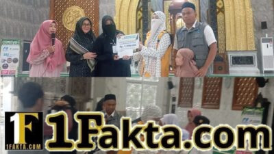 Gerakan berbagi parsel ( GBP) kota Langsa menyedekah kan alqur,an kepada 200 anak yatim piatu  kota langsa