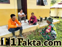 Jalin Kedekatan dengan Masyarakat, Babinsa Koramil 05/Linge Gelar Komunikasi Sosial di Kute Baru