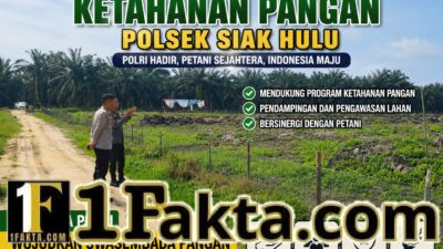 Dari Ladang untuk Negeri, Polsek Siak Hulu Dukung Ketahanan Pangan