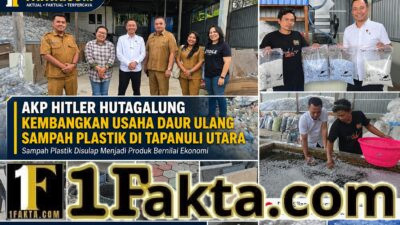 Dari Sampah Menjadi Berkah: AKP Hitler Hutagalung Dorong Industri Daur Ulang Plastik di Tapanuli Utara