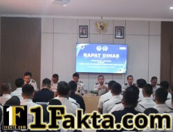 Perkuat Profesionalisme Petugas, Kalapas Sidoarjo Berikan Arahan dan Evaluasi Kinerja Jajaran