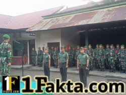 Pimpin Upacara Senin, Dandim Tabanan Tekankan Loyalitas dan Tanggung Jawab Prajurit