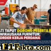 Bupati Taput Dorong Lulusan BLK Jadi Wirausaha Furnitur, Beri Order Kerja Perdana