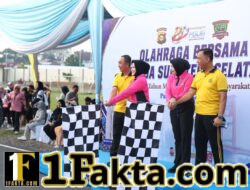 Hari Bhayangkara ke-80, Polda Sumsel Gelar Jalan Sehat dan Senam Bersama Tingkatkan Kesiapan Personel