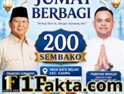 Dirut PT Green Palma Riau Jaya dan Ketua 3 Hambalang Riau Salurkan 200 Paket Sembako Jumat Berkah Jadi Momentum Berbagi untuk Sesama
