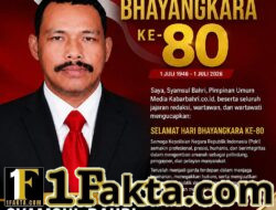 Syamsul Bahri, Pimpinan Umum Media Kabarbahri.co.id, Ucapkan Selamat Hari Bhayangkara ke-8