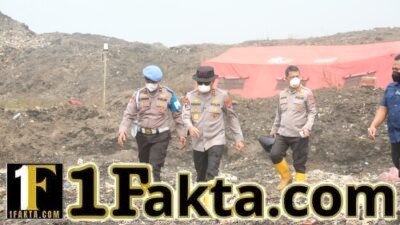Kapolda Banten Pastikan Penanganan Kebakaran TPA Jatiwaringin Berjalan Optimal