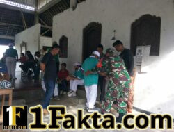 Wujudkan Lansia Sehat, Babinsa Belumbang Sukseskan Senam Bersama dan Skrining Kesehatan