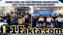 Tapanuli Utara Jadi Lokasi Monitoring Perlinsos Digital, Luhut Tinjau Langsung Penyaluran Bansos di Sitampurung