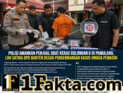 Polisi Amankan Penjual Obat Keras Golongan G di Pamulang, LBH Satria DPD Banten Desak Pengembangan Kasus hingga Pemasok
