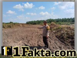 POLSEK SIAK HULU DUKUNG KETAHANAN PANGAN, PEMBUKAAN LAHAN JAGUNG PIPIL DI DESA KEPAU JAYA MULAI DILAKSANAKAN