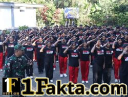 Babinsa Perean Tengah Perkuat Karakter Pelajar, 170 Siswa Baru SMK Restumuning Digembleng Disiplin