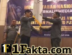 Ketua DPC PJS Pidie Resmi Dilantik, Berhasil Bawa Pulang Bendera Pataka PJS ke Tanah Rencong