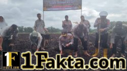 Polsek Siak Hulu Bersama Kelompok Tani Mandiri Desa Baru Tanam Jagung Pipil Quartal III
