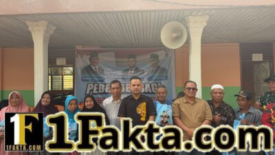 Direktur Utama PT Green Palma Riau Jaya Pebriyan Winaldi, Bagikan 100 Paket Sembako dan 100 Karung Beras ” Bentuk Peduli Masyarakat Kampar “